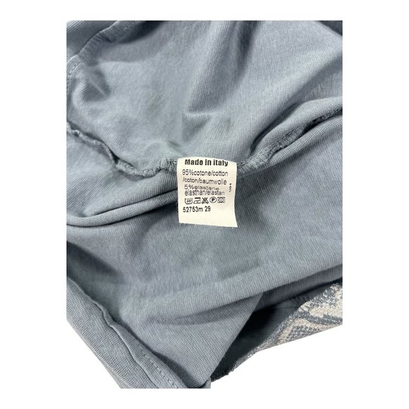 Made In Italy Size  M Woman Snakeskin Print V-Neck Long Sleeve Sweater - Picture 7 of 7